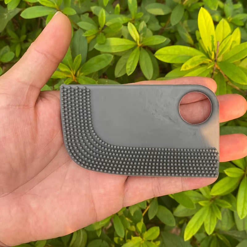 1Pc Car Interior Hair Cleaning Brush Car Cleaning Scraper Tool Hair Removal Brush Scraper